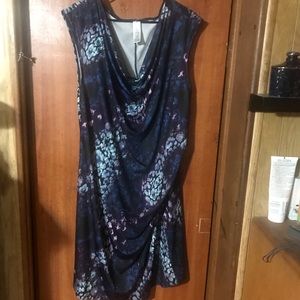 Floral shirt sleeve dress